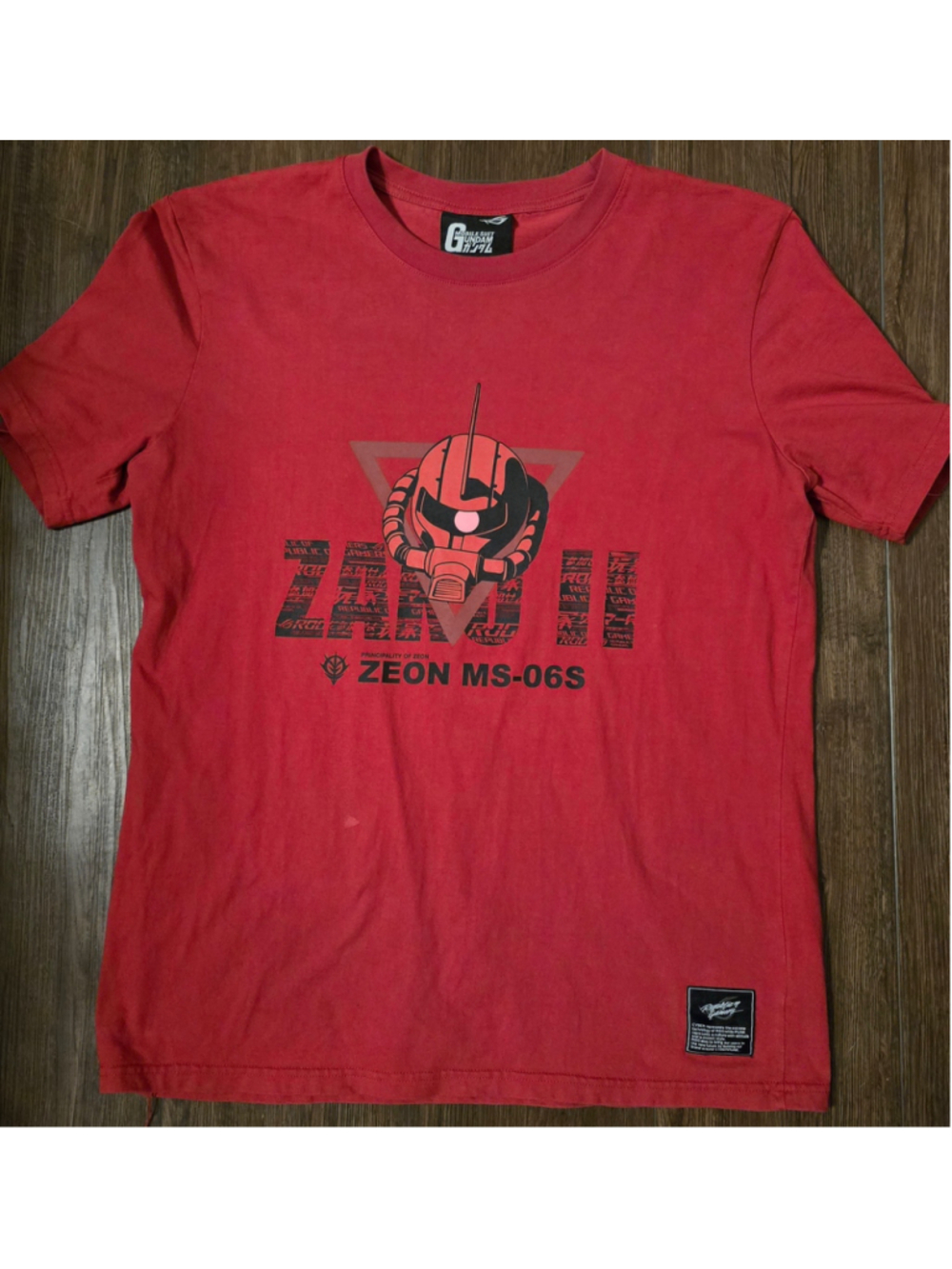 Mens Gundam strict-g Asus collab shirt lot